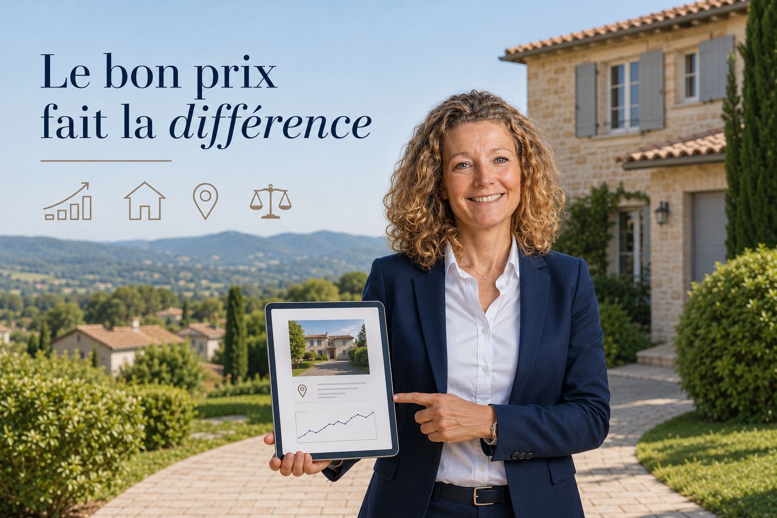 Le bon prix fait la différence — estimation immobilière à Brindas