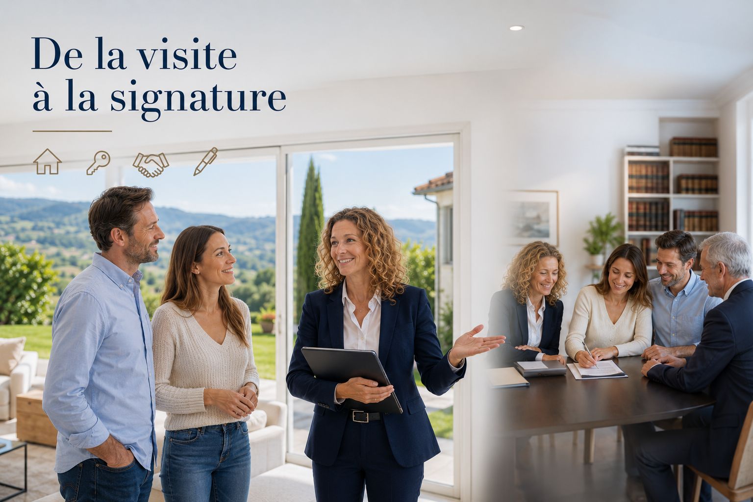 De la visite à la signature — réussir sa vente à Brindas